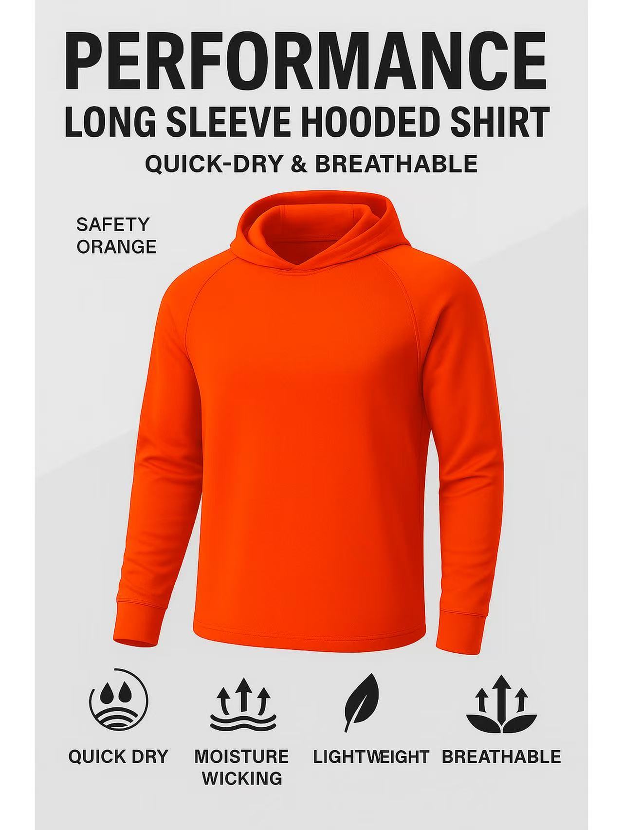 Men's Lightweight Pullover Hoodie detail view