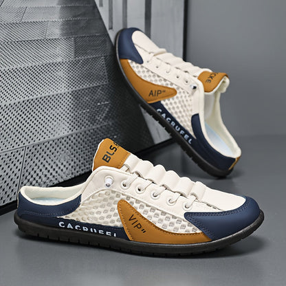 Men's Lightweight Slip-On Sneakers - Cushioned Insole and Fabric Upper – view 6