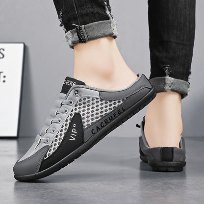 Men's Lightweight Slip-On Sneakers - Cushioned Insole and Fabric Upper – view 8