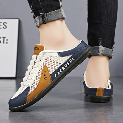 Men's Lightweight Slip-On Sneakers - Cushioned Insole and Fabric Upper – view 9
