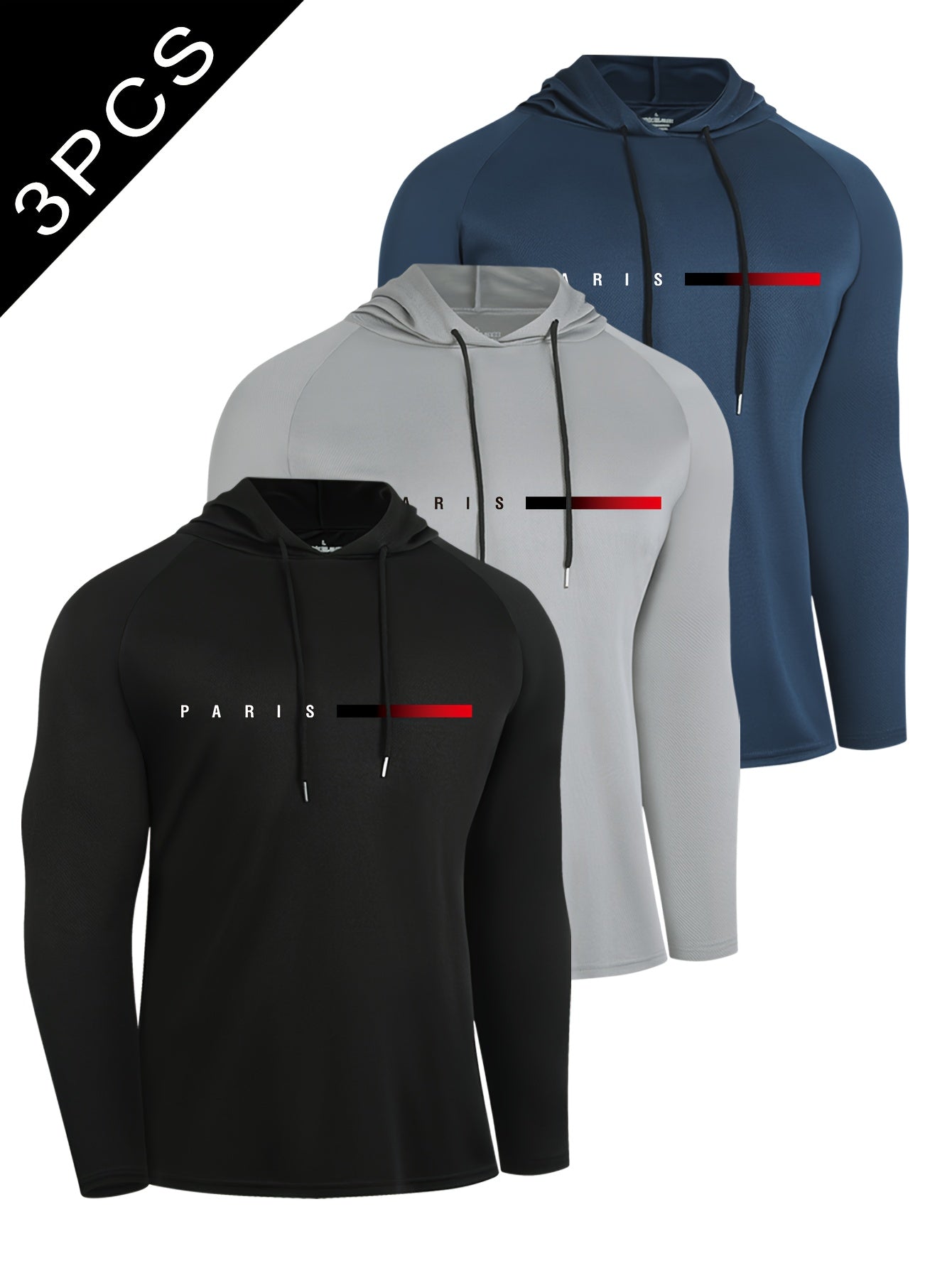 Men's Lightweight Striped Pullover Hoodie – view 6