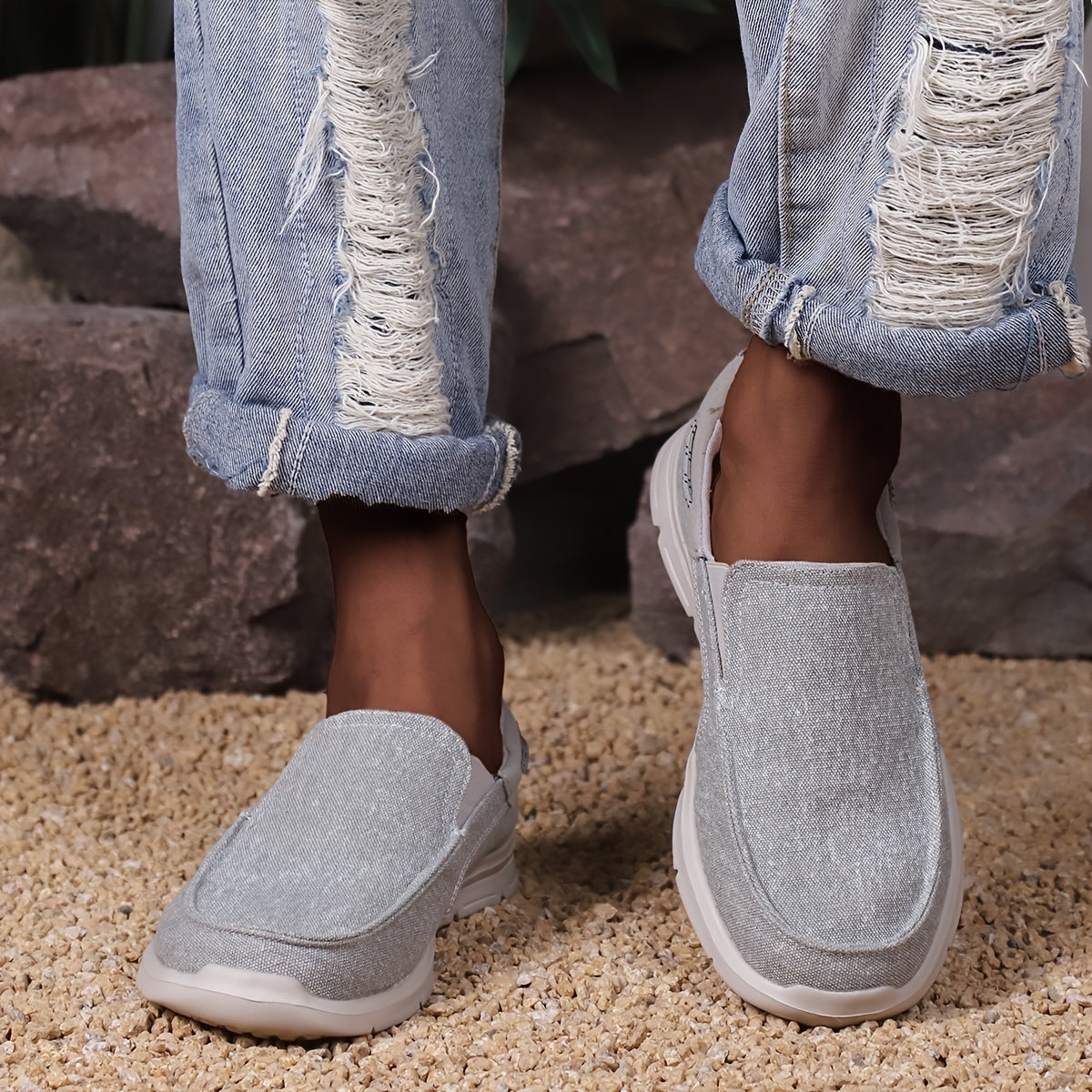 Men's Loafers & Flats - Breathable Mesh Slip-On for Everyday Wear – view 5