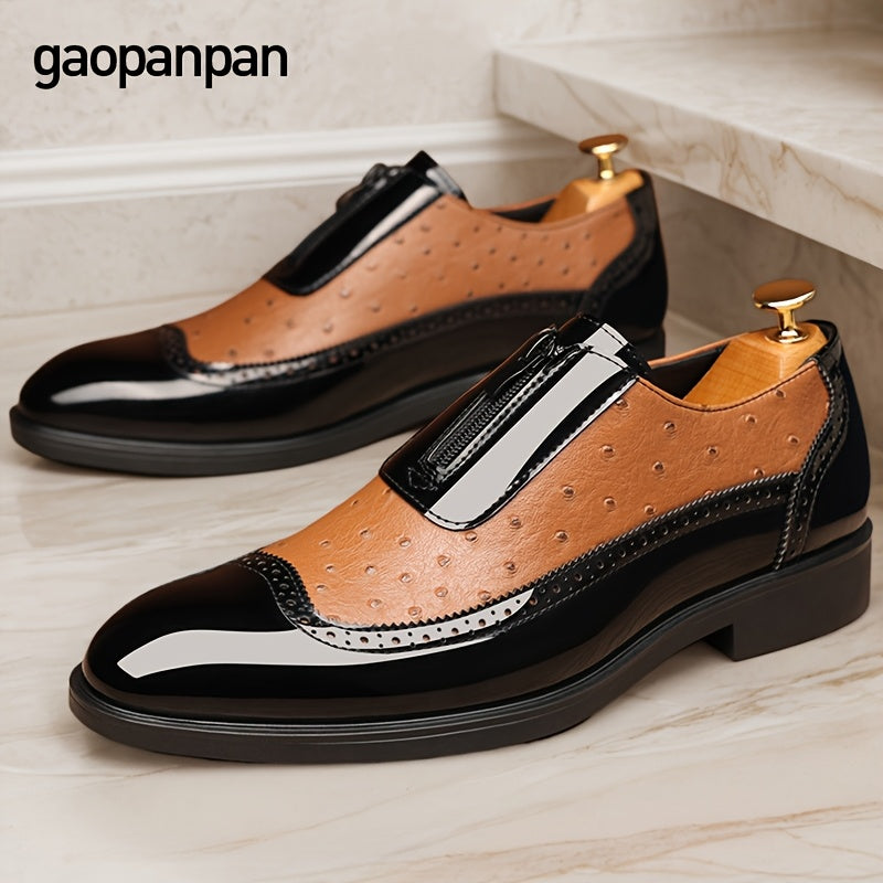 Men's Loafers & Flats - Comfort Fit for Everyday Wear – Light Brown-1 / Blue – view 5