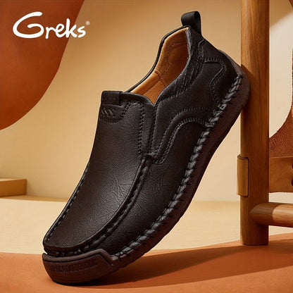 Men's Loafers & Flats - Cushioned Comfort Slip-On for Outdoor & – Black option – view 2
