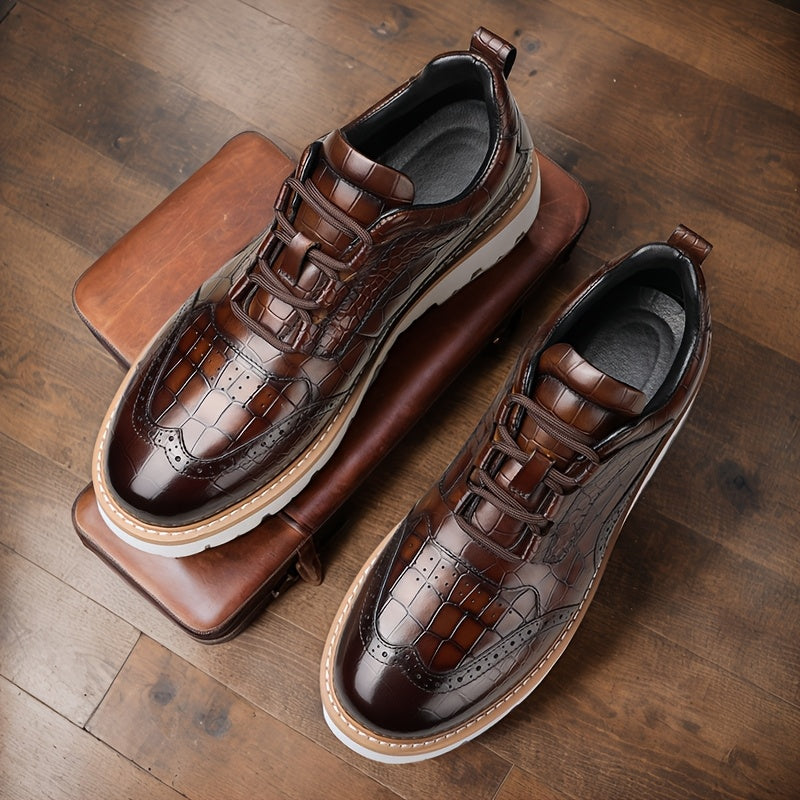 Men's Loafers & Flats - Non-Slip Sole for Everyday Wear – Brown / Black – view 7