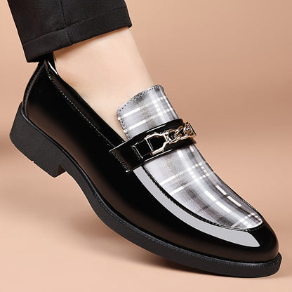 Men's Loafers & Flats - Non-Slip Sole Slip-On for Everyday Wear – SX6613 Black – main product image
