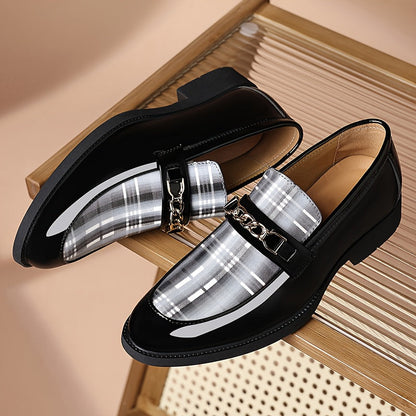 Men's Loafers & Flats - Non-Slip Sole Slip-On for Everyday Wear – SX6613 Black – view 3