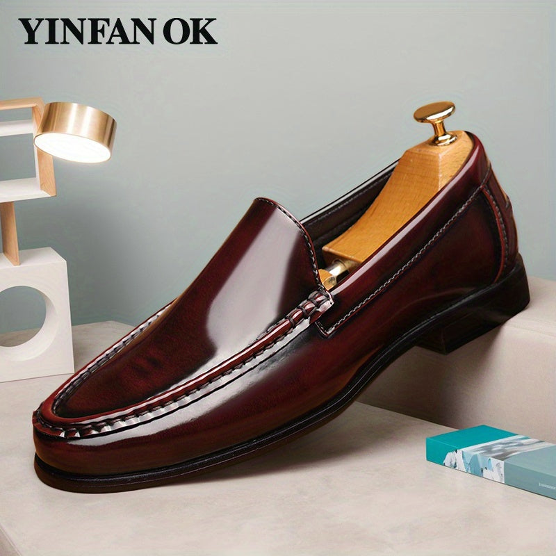 Men's Loafers & Flats - Slip-On for Everyday Wear – Burgundy – view 3