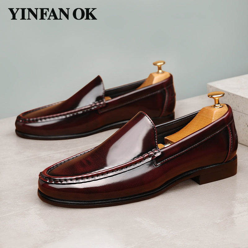 Men's Loafers & Flats - Slip-On for Everyday Wear – Burgundy – view 5