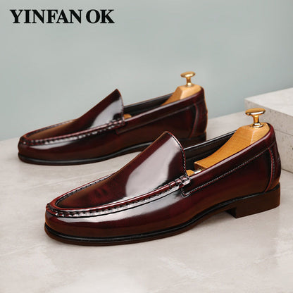 Men's Loafers & Flats - Slip-On for Everyday Wear – Burgundy – view 5