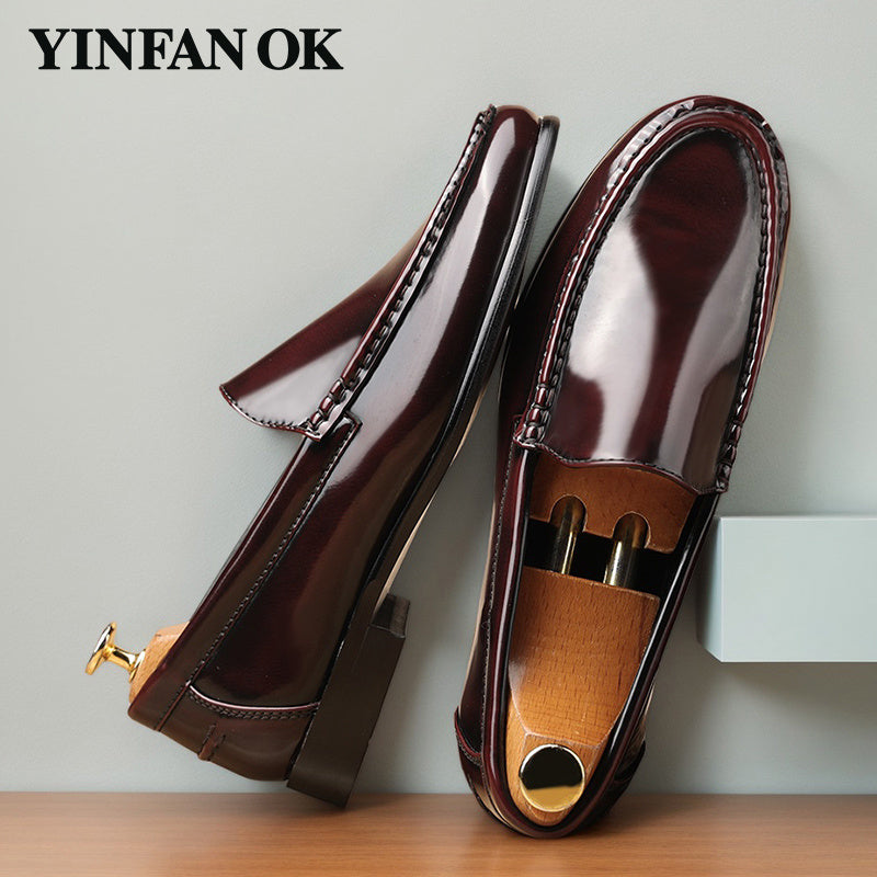 Men's Loafers & Flats - Slip-On for Everyday Wear – Burgundy – view 6