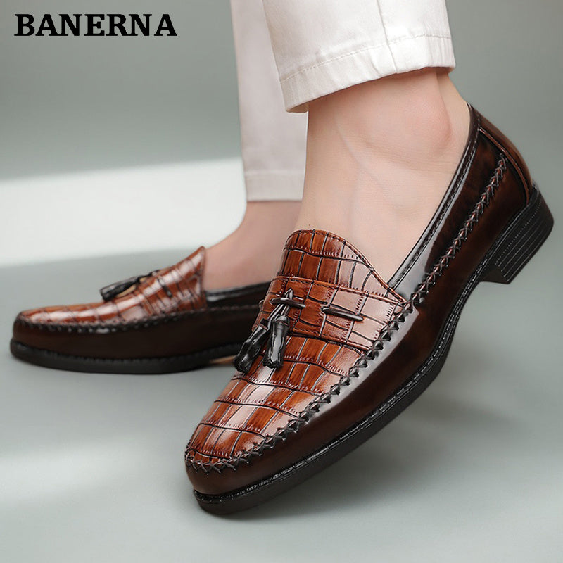 Men's Loafers & Flats - Slip-On for Everyday Wear – Dark Brown – view 2