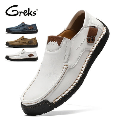Men's Loafers & Slip-Ons - Breathable Comfort & Lightweight Design – Golden / Blue – main product image