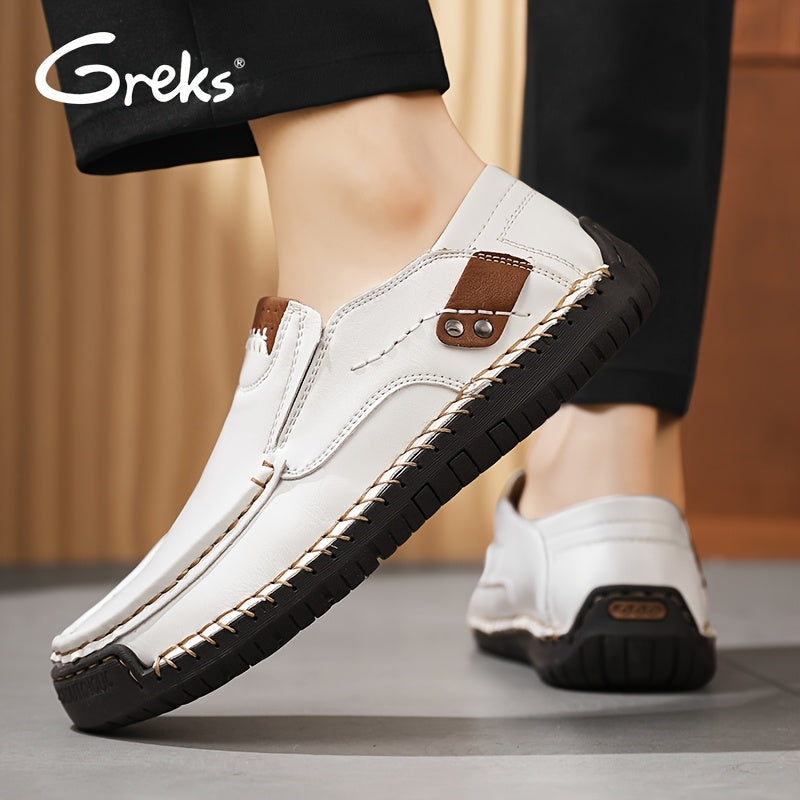 Men's Loafers & Slip-Ons - Breathable Comfort & Lightweight Design – Golden / Blue – view 5