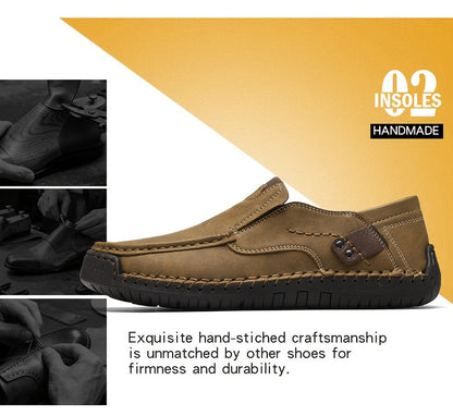 Men's Loafers & Slip-Ons - Breathable Comfort & Lightweight Design – Golden / Blue – view 7