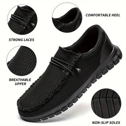 Men's Loafers & Slip-Ons - Everyday Comfort & Durable Sole – Black – main product image