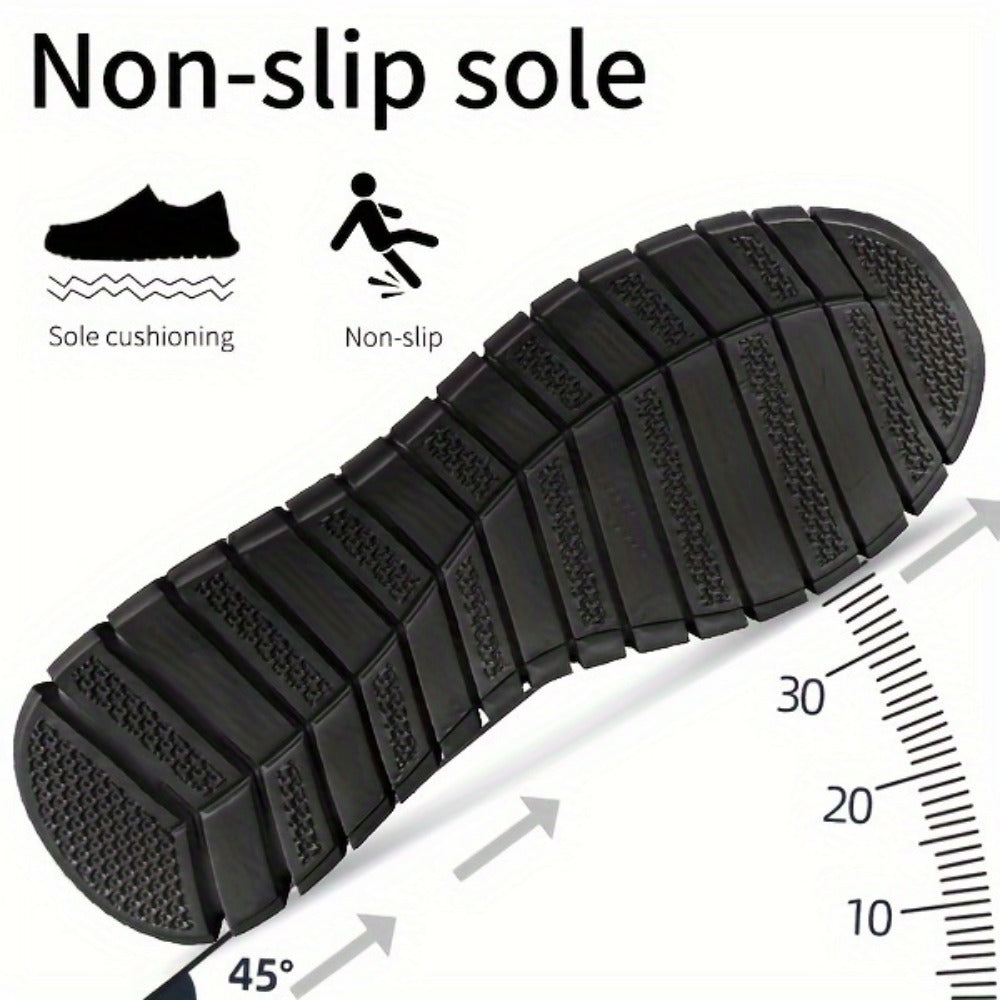 Men's Loafers & Slip-Ons - Everyday Comfort & Durable Sole – Black detail view