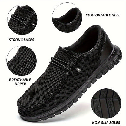 Men's Loafers & Slip-Ons - Everyday Comfort & Durable Sole – Black – view 20