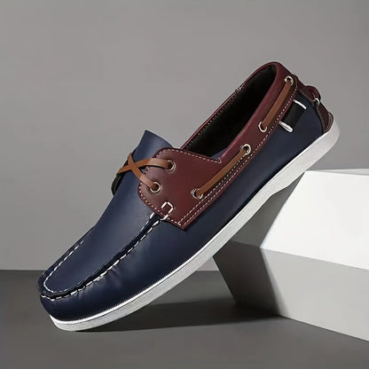 Men's Loafers & Slip-Ons - Everyday Comfort & Durable Sole – Black / Blue – main product image