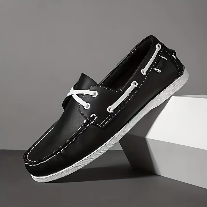 Men's Loafers & Slip-Ons - Everyday Comfort & Durable Sole – Black / Blue – view 2