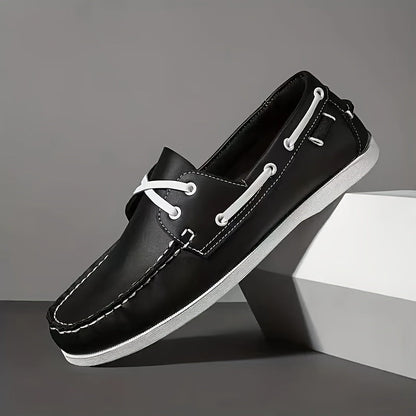 Men's Loafers & Slip-Ons - Everyday Comfort & Durable Sole – Black / Blue – view 2
