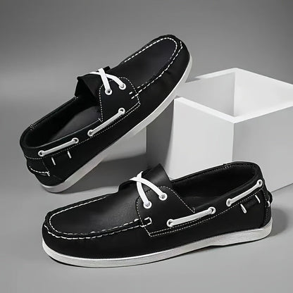 Men's Loafers & Slip-Ons - Everyday Comfort & Durable Sole – Black / Blue – view 9