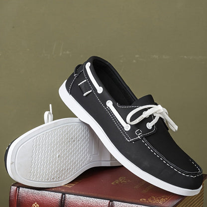 Men's Loafers & Slip-Ons - Everyday Comfort & Durable Sole – Black / Blue – Black option – view 3