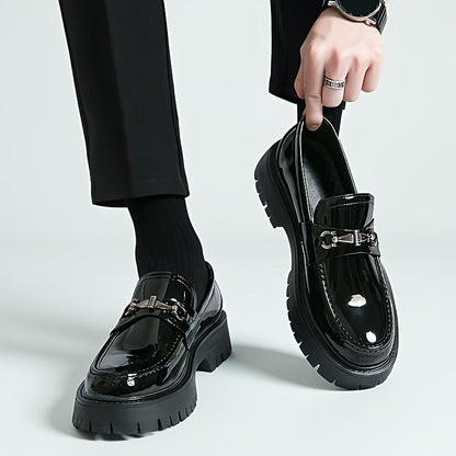 Men's Loafers & Slip-Ons - Platform Sole & Metal Detail – main product image