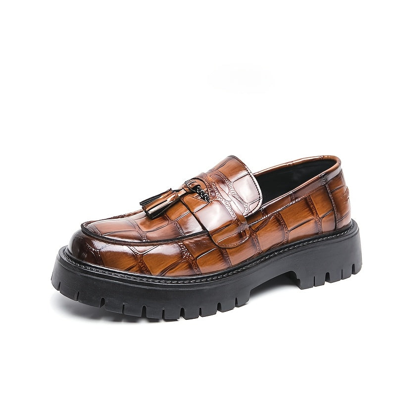 Men's Loafers & Slip-Ons - Platform Sole & Tassel Detail detail view