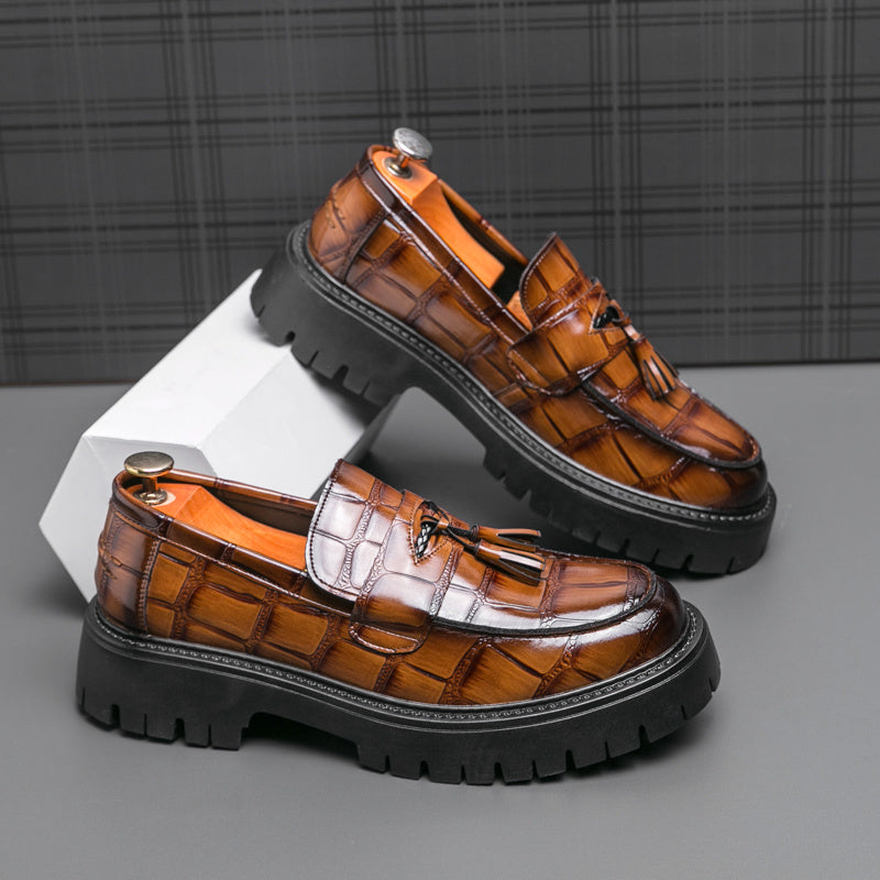 Men's Loafers & Slip-Ons - Platform Sole & Tassel Detail – view 8