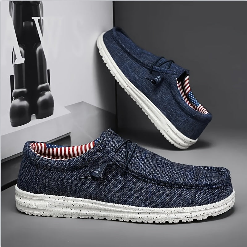 Men's Loafers & Slip-Ons - Slip-On Ease – Black / Blue – main product image