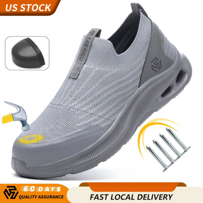 Men's Loafers & Slip-Ons - Steel Toe Protection & Puncture Resistant – view 2