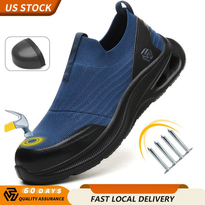 Men's Loafers & Slip-Ons - Steel Toe Protection & Puncture Resistant – view 3