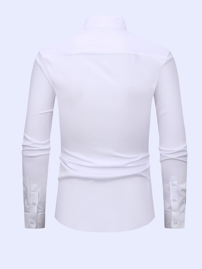 Men's Long Sleeve Dress Shirt - Stretch – view 4