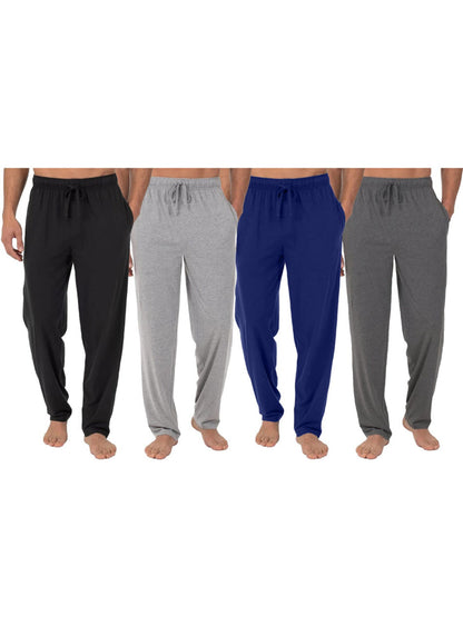 Men's Lounge Pants - Drawstring Waist With Pockets – Black option – view 6