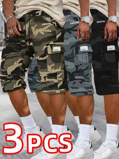 Men's lvse+kaqise+huise Polyester Utility Cargo Shorts – main product image