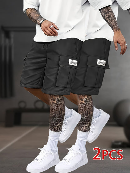 Men's Mixed colors Polyester Utility Cargo Shorts – view 3