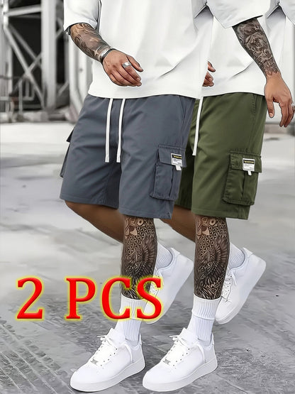Men's Mixed colors Polyester Utility Cargo Shorts – view 4