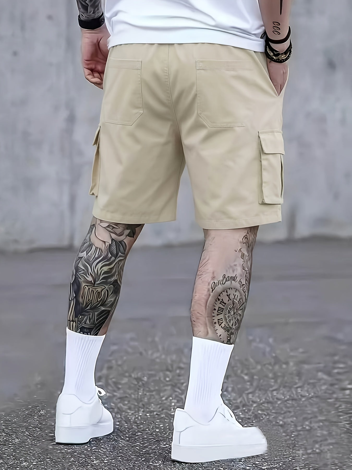 Men's Mixed colors Polyester Utility Cargo Shorts – view 8