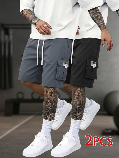 Men's Mixed colors Polyester Utility Cargo Shorts – view 11