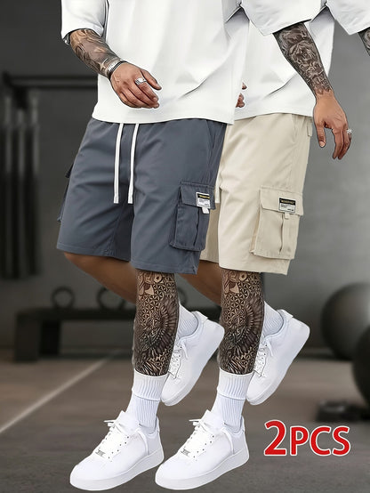 Men's Mixed colors Polyester Utility Cargo Shorts – view 12