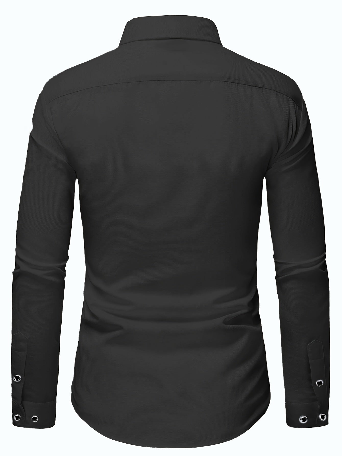 Men's Non Iron Dress Shirt – Stretch Long Sleeve Button Down – view 11