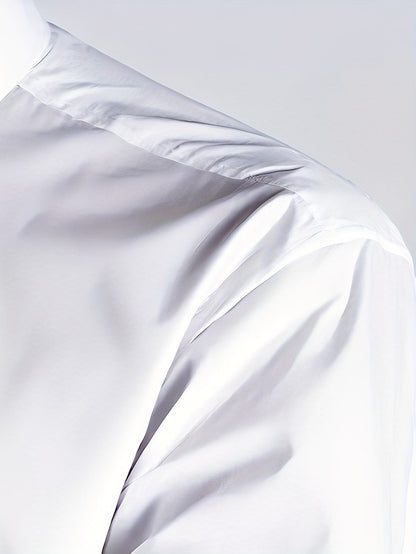 Men's Non Iron Dress Shirt – Stretch Long Sleeve Button Down – view 34