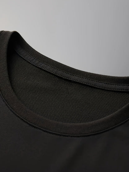 Men's Oversized T-Shirt - Round Neck Short Sleeve Streetwear Style – view 4