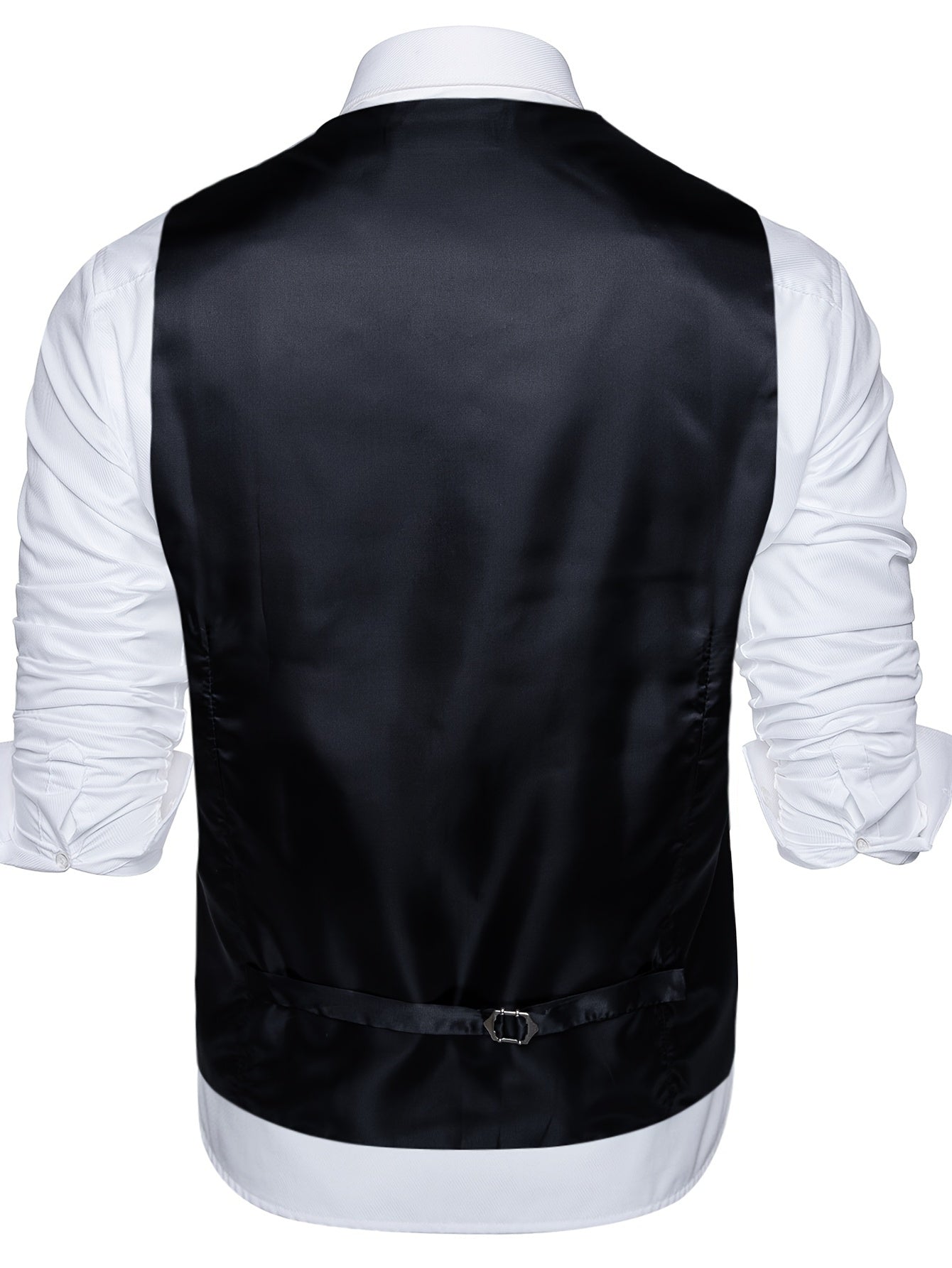 Men's Paisley Suit Vest and Tie Set - Plus Size – view 7