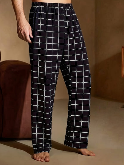 Men's Pajama Pants - Plaid – 4pcs-A – view 5