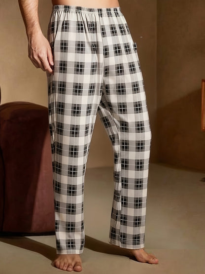 Men's Pajama Pants - Plaid – 4pcs-A – view 6