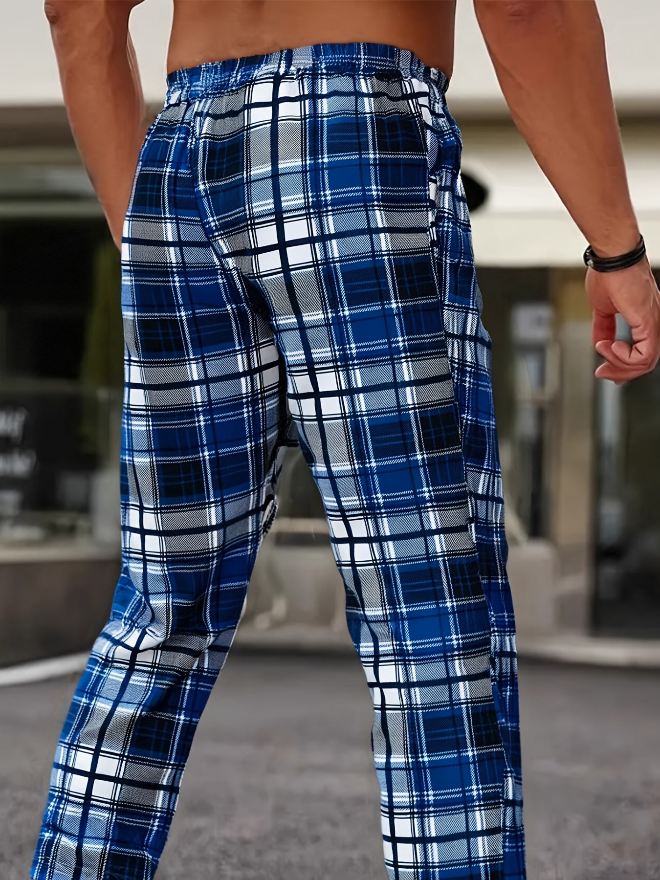 Men's Pajama Pants - Plaid – 4pcs Colorway 05605 – view 5