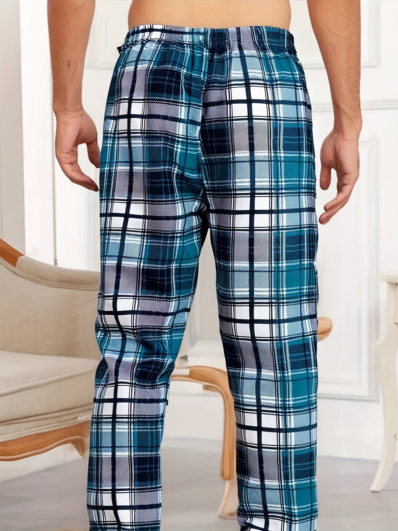 Men's Pajama Pants - Plaid – 4pcs Colorway 05605 – view 8