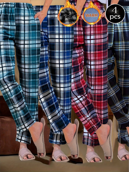 Men's Pajama Pants - Plaid – 4pcs Colorway 05605 – view 13